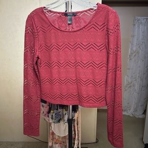 Forever 21 Long Sleeve Crop